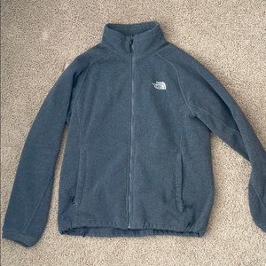 Men’s fleece full zip North Face jacket